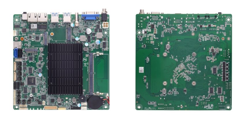 Axiomtek MANO330 SBC Top and Back Side