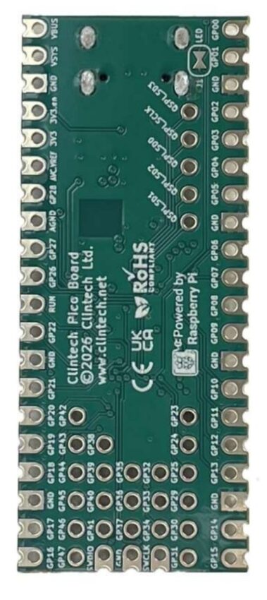 Clintech Pico Board Bottom Side