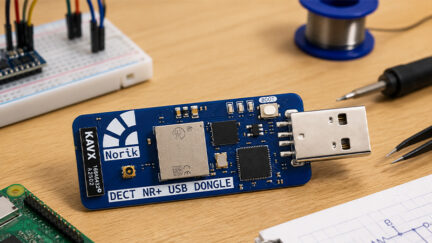 Norik Systems DECT NR+ USB Dongle Built Around Nordic nRF9151 SiP