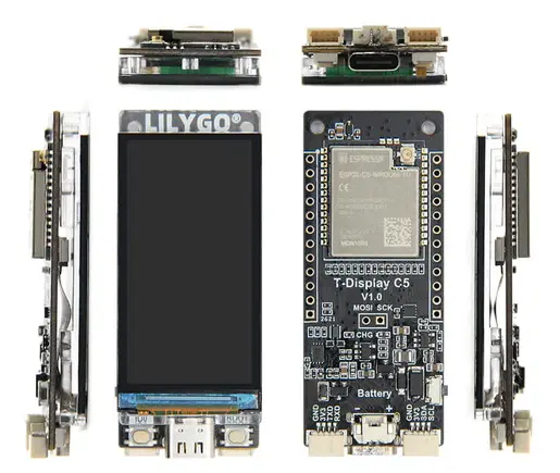 LILYGO-T-DISPLAY-C5 all side view