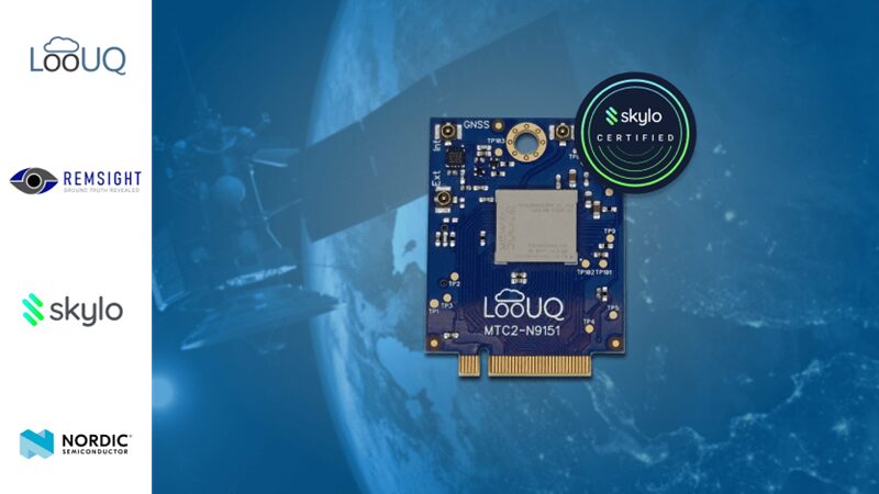 LooUQ Modem Inherits Skylo Satellite Certification via Nordic nRF9151