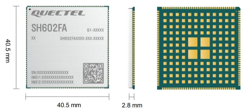 Quectel SH602FA Specifications