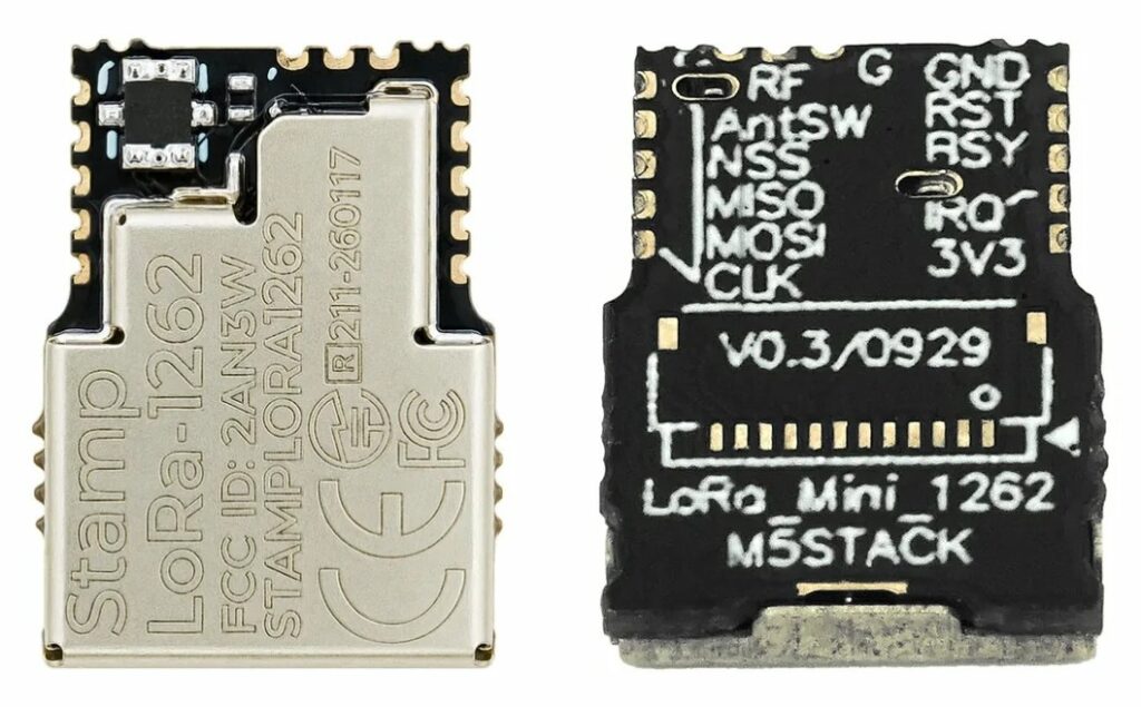 Stamp LoRa-1262 top and bottom side