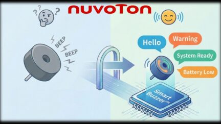 Nuvoton Smart Buzzer IC Pairs Voice Playback With Piezo Driving