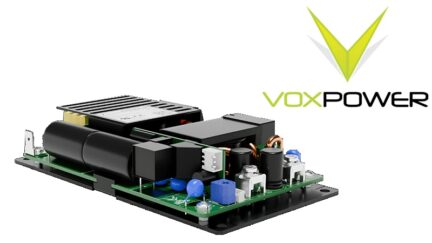 Vox Power EIRE600 Open-Frame AC-DC Supply Delivers 600W in 1.1 Inches