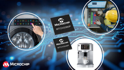 Microchip MTCH3380P and MTCH3240P Touch Controllers Offer Parallel Sensing