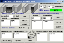 Transformer Calculation Software
