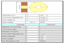 Air Core Inductor Calculator