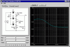 Tone Stack calculator 